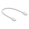 Delock - Patch kabel - RJ-45 (M) do RJ-45 (M) - 30 cm - 3.6 mm - U/UTP, nestínený - CAT 6a - neobsahuje halogen, lisovaný