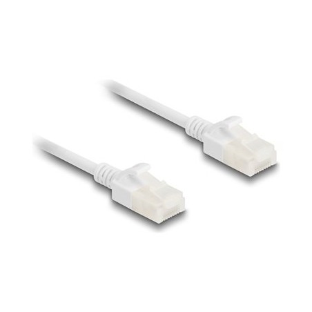 Delock - Sítový kabel - RJ-45 (M) do RJ-45 (M) - 1 m - 3.6 mm - UTP - CAT 6a - neobsahuje halogen, provedení bez hrbolku