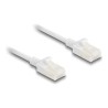 Delock - Sítový kabel - RJ-45 (M) do RJ-45 (M) - 1 m - 3.6 mm - UTP - CAT 6a - neobsahuje halogen, provedení bez hrbolku