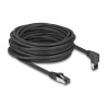 Delock - Patch kabel - RJ-45 (M) zahnutý nahoru do RJ-45 (M) rovné - 10 m - 6.2 mm - S/FTP - CAT 8.1 - neobsahuje halogen