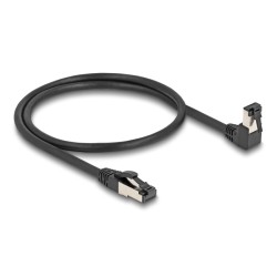 Delock - Patch kabel - RJ-45 (M) dolu zahnutý do RJ-45 (M) prímý, bez zacvaknutí - 50 cm - 6.2 mm - S/FTP - CAT 8.1