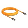 Delock - Patch kabel - RJ-45, 24 pin USB-C do RJ-45, 24 pin USB-C - 7.5 m - 6.2 mm - S/FTP - neobsahuje halogen, rychlost