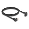 Delock - Kabel USB - USB typ A (M) dolu zahnutý do Micro-USB Type B (M) zkosené - USB 3.0 - 1 m - up to 5 Gbps data transfer