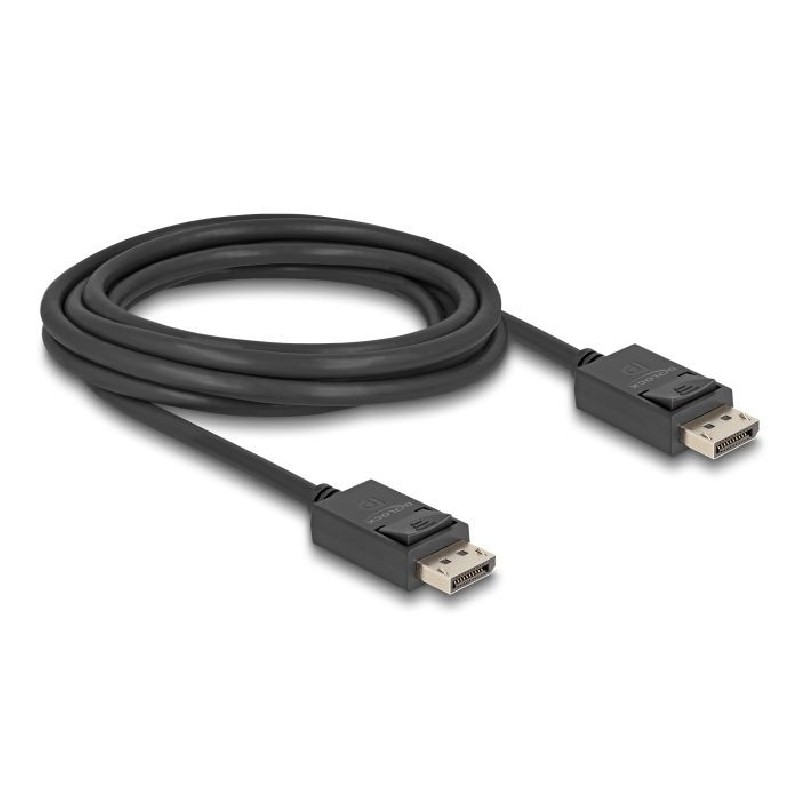 Delock - Kabel DisplayPort - DisplayPort (M) do DisplayPort (M) - DisplayPort 2.1 - 3 m - podpora 8K60Hz, rychlost prenosu dat