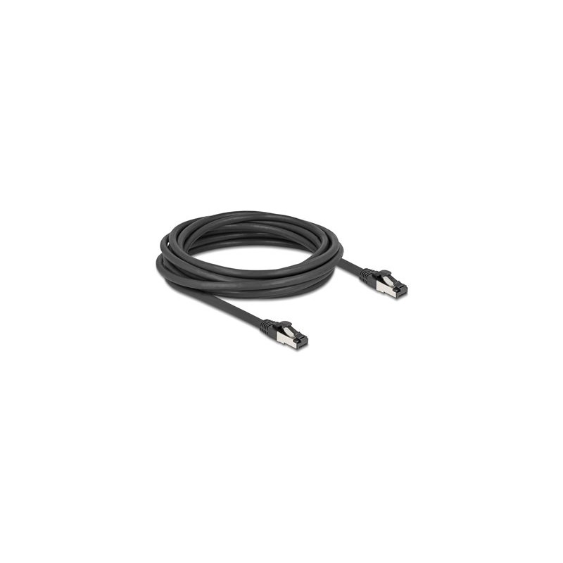 Delock - Patch kabel - RJ-45 (M) do RJ-45 (M) - 5 m - 6 mm - SFTP, PiMF - CAT 8.1 - neobsahuje halogen, lisovaný, provedení bez