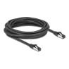Delock - Patch kabel - RJ-45 (M) do RJ-45 (M) - 5 m - 6 mm - SFTP, PiMF - CAT 8.1 - neobsahuje halogen, lisovaný, provedení bez