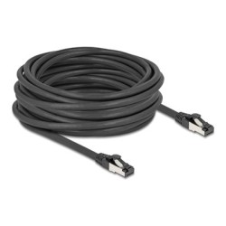Delock - Patch kabel - RJ-45 (M) do RJ-45 (M) - 10 m - 6 mm - SFTP, PiMF - CAT 8.1 - neobsahuje halogen, lisovaný, provedení