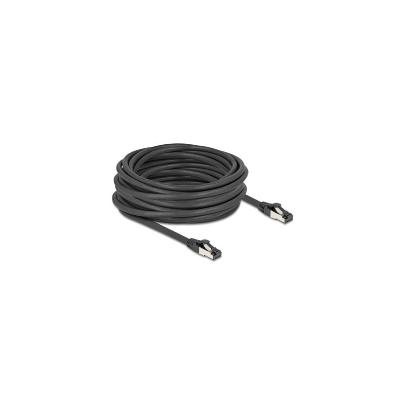 Delock - Patch kabel - RJ-45 (M) do RJ-45 (M) - 10 m - 6 mm - SFTP, PiMF - CAT 8.1 - neobsahuje halogen, lisovaný, provedení