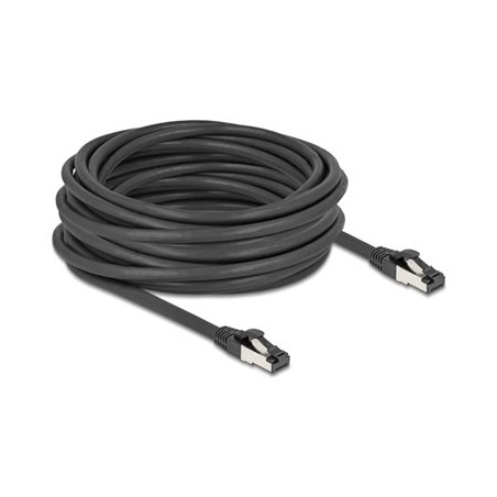Delock - Patch kabel - RJ-45 (M) do RJ-45 (M) - 10 m - 6 mm - SFTP, PiMF - CAT 8.1 - neobsahuje halogen, lisovaný, provedení