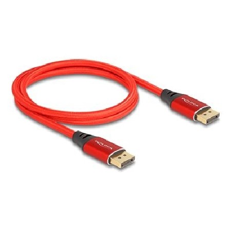 Delock - Kabel DisplayPort - DisplayPort (M) do DisplayPort (M) - DisplayPort 2.1 - 1 m - rychlost prenosu dat až 40 Gbps