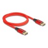 Delock - Kabel DisplayPort - DisplayPort (M) do DisplayPort (M) - DisplayPort 2.1 - 1 m - rychlost prenosu dat až 40 Gbps