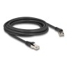 Delock - Patch kabel - RJ-45 (M) pravouhlý do RJ-45 (M) rovné - 3 m - 6 mm - S/FTP - CAT 8.1 - neobsahuje halogen, provedení