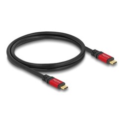 Delock - USB kabel - 24 pin USB-C (M) do 24 pin USB-C (M) - USB 3.2 / Thunderbolt 3 - 20 V - 5 A - 80 cm - USB napájení (100W)