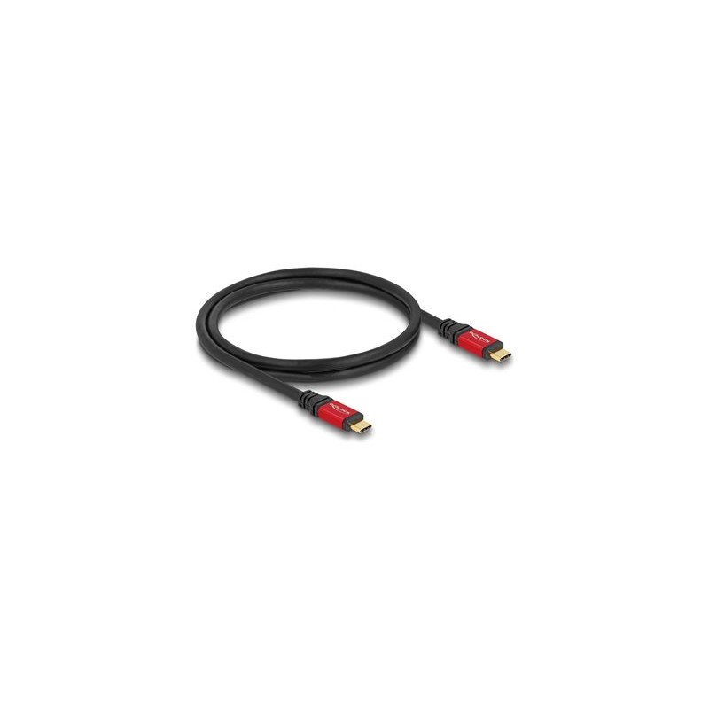Delock - USB kabel - 24 pin USB-C (M) do 24 pin USB-C (M) - USB 3.2 / Thunderbolt 3 - 20 V - 5 A - 80 cm - USB napájení (100W)