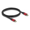 Delock - USB kabel - 24 pin USB-C (M) do 24 pin USB-C (M) - USB 3.2 / Thunderbolt 3 - 20 V - 5 A - 80 cm - USB napájení (100W)
