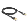 Delock - USB kabel - USB (M) do 24 pin USB-C (M) - USB 2.0 - 20 V - 3 A - 1 m - cerná