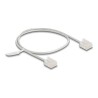 Delock - Patch kabel - RJ-45 (M) krátký do RJ-45 (M) krátký - 50 cm - 2.6 mm - UTP - CAT 6 - lisovaný, ultra-tenký - šedá