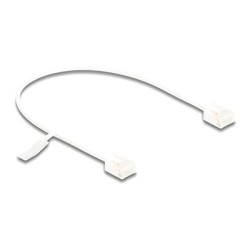 Delock - Patch kabel - RJ-45 (M) do RJ-45 (M) - 30 cm - 2.6 mm - UTP - CAT 6 - lisovaný - bílá
