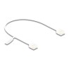 Delock - Patch kabel - RJ-45 (M) do RJ-45 (M) - 30 cm - 2.6 mm - UTP - CAT 6 - lisovaný - bílá