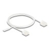 Delock - Patch kabel - RJ-45 (M) do RJ-45 (M) - 1 m - 2.6 mm - UTP - CAT 6 - lisovaný, ultra-tenký - bílá