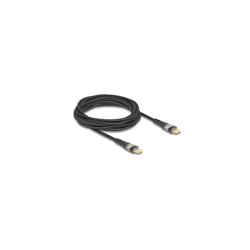 Delock - USB kabel - 24 pin USB-C (M) do 24 pin USB-C (M) - USB 2.0 - 5 A - 3 m - podpora Power Delivery 3.0, Rychlé nabíjení