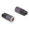 Delock - Adaptér konektoru k napájení - 24 pin USB-C (F) do 8pinový konektor magnetický - 20 V - 3 A - antracit, cerná