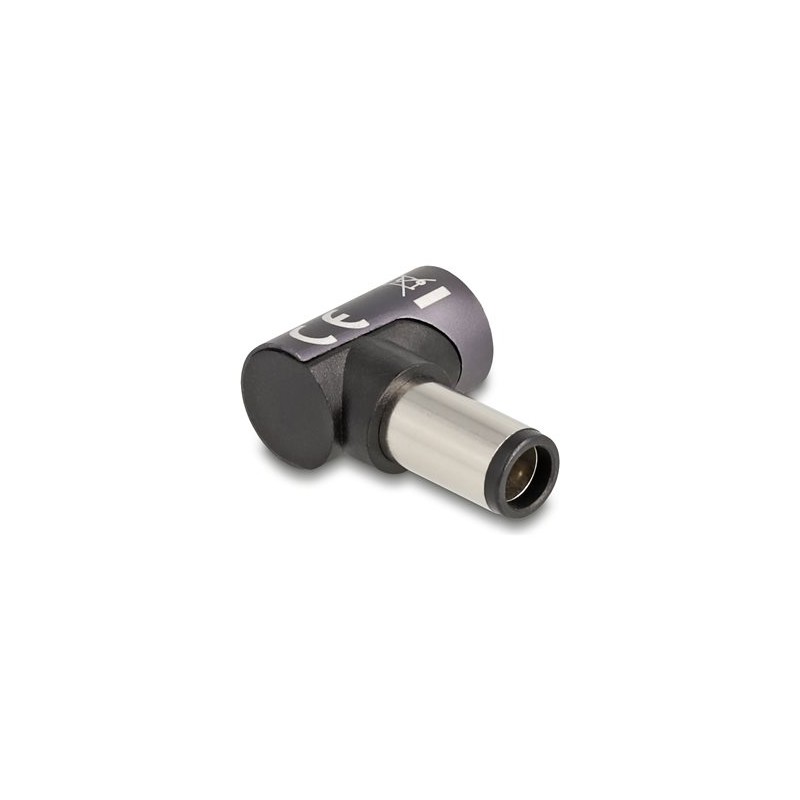Delock - Adaptér konektoru k napájení - DC jack 4,5 x 3,0 mm (M) do 8pinový konektor magnetický - 20 V - 3 A - antracit 80785