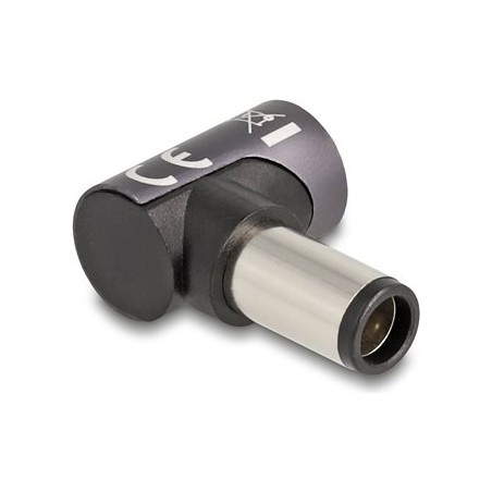 Delock - Adaptér konektoru k napájení - DC jack 4,5 x 3,0 mm (M) do 8pinový konektor magnetický - 20 V - 3 A - antracit 80785