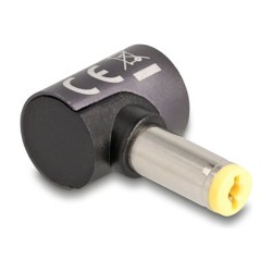 Delock - Adaptér konektoru k napájení - DC jack 5,5 x 1,7 mm (M) do 8pinový konektor magnetický - 20 V - 3 A - antracit