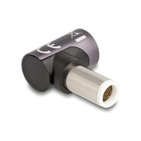 Delock - Adaptér konektoru k napájení - DC jack 7,4 x 5 mm (M) do 8pinový konektor magnetický - 20 V - 3 A - antracit