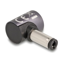 Delock - Adaptér konektoru k napájení - DC jack 5,5 x 3,0 mm (M) do 8pinový konektor magnetický - 20 V - 3 A - antracit
