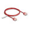 Delock - Patch kabel - RJ-45 (M) do RJ-45 (M) - 1 m - 2.6 mm - UTP - CAT 6 - rychlost prenosu dat až 1 Gb/s, ultra-tenký