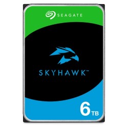 SEAGATE HDD 6TB SKYHAWK (SURVEILLANCE), 3.5", SATAIII, 5400 RPM, Cache 256MB, CMR