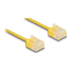 Delock - Patch kabel - RJ-45 (M) do RJ-45 (M) - 30 cm - 2.6 mm - UTP - CAT 6 - rychlost prenosu dat až 1 Gb/s, ultra-tenký