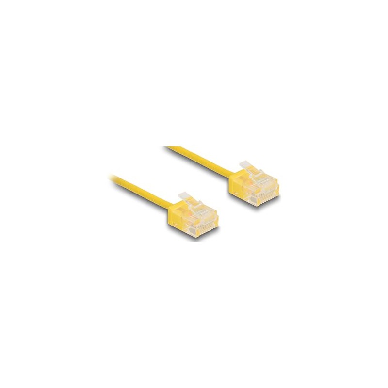 Delock - Patch kabel - RJ-45 (M) do RJ-45 (M) - 30 cm - 2.6 mm - UTP - CAT 6 - rychlost prenosu dat až 1 Gb/s, ultra-tenký
