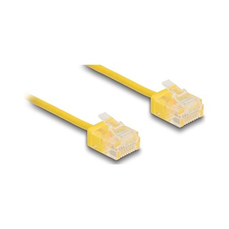 Delock - Patch kabel - RJ-45 (M) do RJ-45 (M) - 30 cm - 2.6 mm - UTP - CAT 6 - rychlost prenosu dat až 1 Gb/s, ultra-tenký