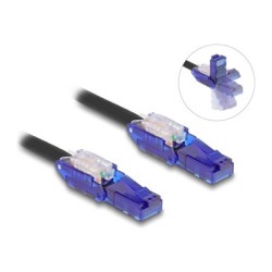 Delock - Sítový kabel - RJ-45 (M) otocení nahoru až do 90° a dolu až do 90° do RJ-45 (M) otocení nahoru až do 90° a dolu až do