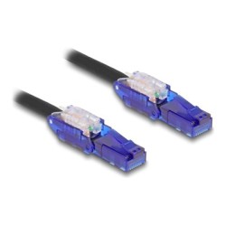 Delock - Sítový kabel - RJ-45 (M) otocení nahoru až do 90° a dolu až do 90° do RJ-45 (M) otocení nahoru až do 90° a dolu až do