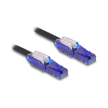 Delock - Sítový kabel - RJ-45 (M) otocení nahoru až do 90° a dolu až do 90° do RJ-45 (M) otocení nahoru až do 90° a dolu až do
