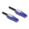 Delock - Sítový kabel - RJ-45 (M) otocení nahoru až do 90° a dolu až do 90° do RJ-45 (M) otocení nahoru až do 90° a dolu až do