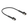 Delock - Patch kabel - RJ-45 (M) do RJ-45 (M) - 25 cm - 3.8 mm - U/FTP - CAT 6a - neobsahuje halogen, tenký, nastavitelné