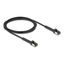 Delock - Patch kabel - RJ-45 (M) naklonený až do 60° do RJ-45 (M) naklonený až do 60° - 2 m - 3.8 mm - U/FTP - CAT 6a