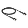 Delock - Patch kabel - RJ-45 (M) naklonený až do 60° do RJ-45 (M) naklonený až do 60° - 2 m - 3.8 mm - U/FTP - CAT 8.1