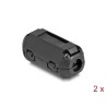 Delock - Ferrite bead - pro kulatý kabel až do 3,5 mm - cerná (balení 2)