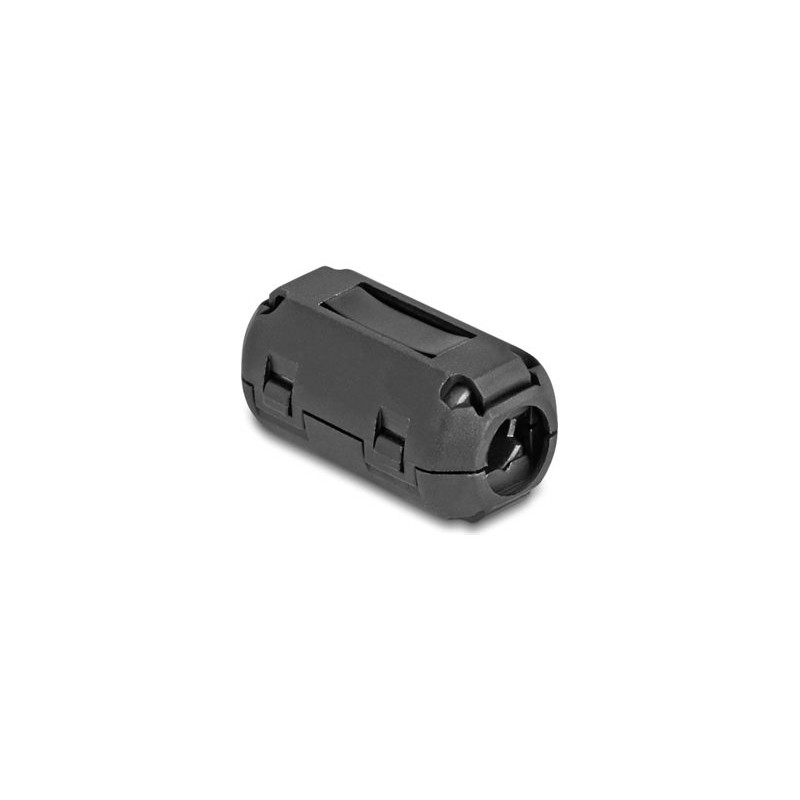 Delock - Ferrite bead - pro kulaté kabely do 9 mm - cerná (balení 2)