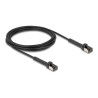 Delock - Patch kabel - RJ-45 (M) naklonený až do 60° do RJ-45 (M) naklonený až do 60° - 3 m - 3.8 mm - U/FTP - CAT 8.1