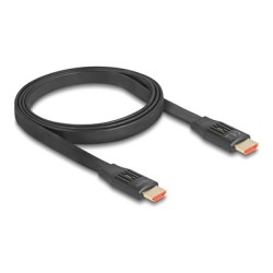 Delock - Vysoká rychlost - kabel HDMI s ethernetem - HDMI s piny (male) do HDMI s piny (male) - 1 m - cerná - podpora 8K60Hz