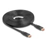 Delock - Vysoká rychlost - kabel HDMI s ethernetem - HDMI s piny (male) do HDMI s piny (male) - 5 m - cerná - podpora 8K60Hz