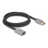 Delock - Prodlužovací kabel DisplayPort - DisplayPort (M) do DisplayPort (F) - DisplayPort 1.4 - 2 m - podpora 8K UHD (7680 x