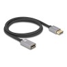 Delock - Prodlužovací kabel DisplayPort - DisplayPort (M) do DisplayPort (F) - DisplayPort 1.4 - 1 m - podpora 8K30 Hz (7680 x